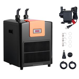 Quiet 92-Gallon <b>Aquarium</b> <b>Chiller</b> 1/4 HP Water <b>Chiller</b> for Hydroponics Fast Cooling for Fish Tank Axolotl Coral Reef - Product Image 1