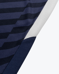 Nueva Camiseta de Fútbol Sublimada con Rayas Azules para Hombre, Cuello Redondo, Manga Corta, Absorbe la Humedad, Ajuste Atlético, 180 g - Product Image 3