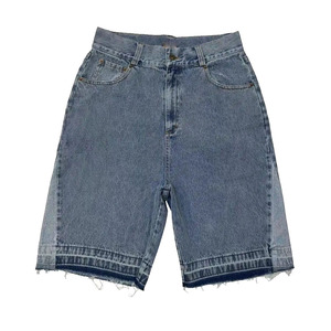 Shorts en jean contemporains coupe slim en tissu extensible style streetwear Fabricant OEM Vente en gros Exportation - Product Image 1