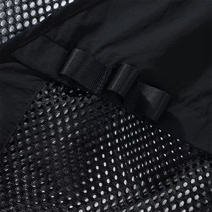 Chaleco de malla sin mangas para hombre, talla 6XL, con múltiples bolsillos, color negro, para fotografía y pesca de verano, para adultos. - Product Image 6