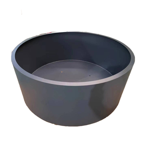 Maceta Cilíndrica Redonda de Metal para Plantas, Maceta Grande para Exteriores, Antioxidante, Personalizable - Product Image 4