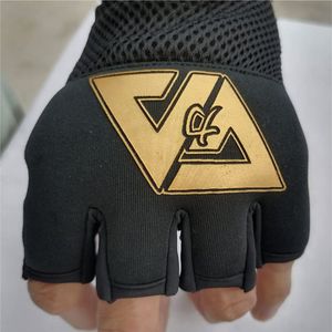 Bandages de main en gel à application rapide, rembourrés, sans doigts, avec trou pour le pouce, fermeture auto-agrippante, logo personnalisable, 1 paire, taille 4,5 m (14,76 pi) - Product Image 2