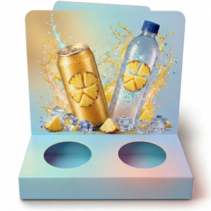 Exhibidor de PVC Personalizado para Botellas, Exhibidor de Piso para Publicidad de Bebidas, Promoción de Productos en Supermercados - Product Image 4