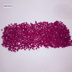 พลอยทับทิมพม่าทรงสี่เหลี่ยม ขนาด 2.00 ถึง 2.25 มม. น้ำหนัก 72.01 กะรัต (ล็อต) พลอยหลวม สีแดงสด เกรด 3A สำหรับทำเครื่องประดับตามสั่ง - Product Image 1