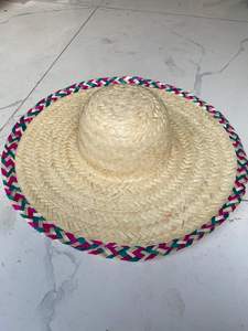 Premium Mexican Sombrero Straw <b>Hat</b> Wide Brim Vietnam Straw Material For <b>Summer</b> Beach Party Costume And Outdoor Decor - Product Image 5