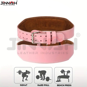 OEM Heavy Duty Leather Adjustable Breathable Waterproof 8MM Thick <b>Weight</b> Lifting Belts Best Design Workout Fitness Gym <b>Training</b> - Product Image 2