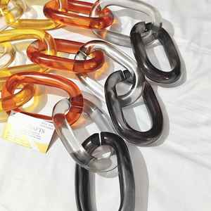 Chaînes en résine acrylique, maillons de chaîne en résine, bijoux en chaîne de maillons en plastique, chaînes en résine en vrac, maillons de chaîne en résine décoratifs - Product Image 1