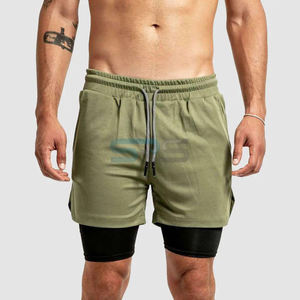 Pantalones Cortos Cargo de Primera Calidad para Hombre, con Cordón Ajustable, Antiarrugas, de Secado Rápido, Tejido de Poliéster/Algodón, Casuales - Product Image 4