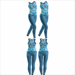 Ensembles de yoga pour femmes en polyester et élasthanne, nouvelle collection, impression personnalisée, vente chaude - Product Image 6