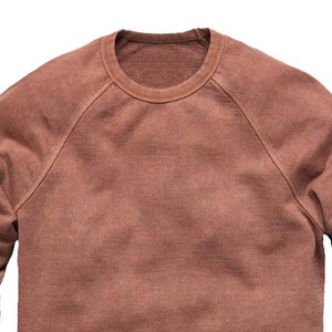 Sweat-shirt à col rond pour homme, couleur unie, manches raglan, coupe classique, coton French Terry, tricot décontracté pour l'automne - Product Image 6