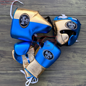 Gants de boxe en cuir de vachette de qualité supérieure pour l'entraînement et le sparring |   Évacuation de l'humidité |   Écologique |   Durable |   Logo personnalisé |   Unisexe | - Product Image 1