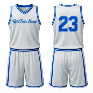 Ensemble d'uniformes de basketball professionnels, maillot et short de basketball personnalisés, vêtements de sport respirants en mesh, vêtements d'entraînement de qualité supérieure - Product Image 3