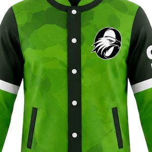 Conjunto de Chaqueta y Pantalones de Béisbol Verde y Negro, Camisa de Manga Larga con Botones y Pantalones a Juego, Uniforme Deportivo Transpirable - Product Image 5