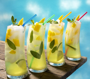 Pailles à boire jetables Homelink/Home Richfull, multicolores, flexibles, en PET/PLA, écologiques, biodégradables, sans BPA - Product Image 1