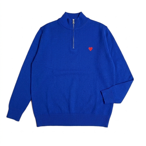 ผู้ผลิตเสื้อสเวตเชิ้ตคอเต่าแขนยาวทรงโอเวอร์ไซส์แบบซิป ¼ ตัว สีพื้น ระบายอากาศได้ดี เป็นมิตรกับสิ่งแวดล้อม ขายส่ง - Product Image 6