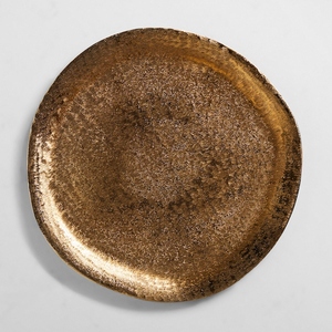 Assiettes de présentation artisanales en fer massif, écologiques et durables, à motifs, pour événements de mariage, vente en gros - Product Image 2