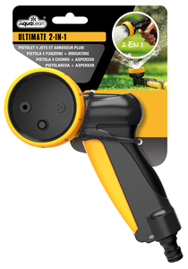 Buse de tuyau en PP+ABS pour le nettoyage de la terrasse et le lavage des animaux domestiques, fonction multi-courants 2-en-1, poignée ergonomique - Product Image 2