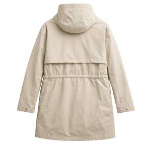 Veste de pluie imperméable pour femme, manteau long à capuche, léger, coupe-vent, parka décontractée pour les voyages, printemps, automne - Product Image 2