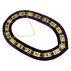 Collar de Cadena Cryptic Mason Royal & Select Master, con Reverso Morado, Tela de Alta Calidad, Collar de Cadena Personalizado - Product Image 2