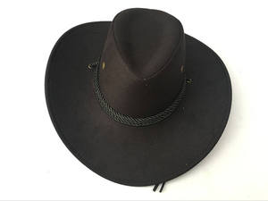 Sombrero Vaquero de Cuero Genuino Hecho a Mano, Estilo Occidental, para Hombres y Mujeres, Uso Casual y al Aire Libre - Product Image 3