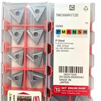 Tungaloys CCMT060202-PS TC925 Sisipan Karbida Indexable Positive Rake Turning untuk Pemutaran Baja Finishing dan Semi Finishing HRC30