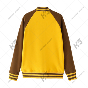 Custom logo Women Sweaters Sorority Yellow and <b>Brown</b> Women's V-neck Ladies Knitted Girl Long Sleeve Sweater Knit Cardigan - Product Image 4