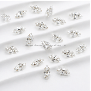 เพชร SHRAMAN DIAMOND คุณภาพสูงสำหรับทำเครื่องประดับหรู ความใส VS-Si น้ำหนัก 1 กะรัต สีขาว เพชรเพาะเลี้ยงในห้องปฏิบัติการ รูปทรงมาร์คีส์ ขายส่งเพชรเม็ดเดี่ยว - Product Image 3