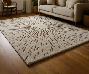 Tapis moderne en laine tufté à la main, écologique, à poils épais, antidérapant, pour salon, hôtels, usage commercial et espaces de prière - Product Image 1