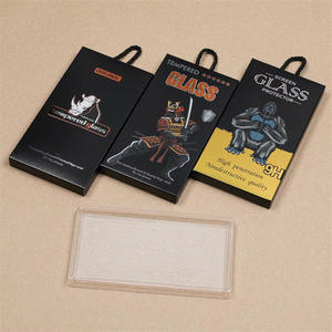 Boîte d'emballage en verre trempé personnalisée pour protecteurs d'écran de téléphone portable, équipée de différents types de crochets. - Product Image 4