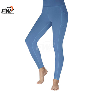 Leggings de yoga en Spandex à taille élastique, effet push-up fessier, gainant le ventre, pour fitness et entraînement, ODM - Product Image 1