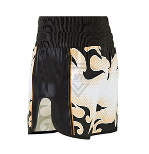 Pantalones Cortos de Muay Thai de Buena Calidad, Color Personalizado, para Entrenamiento, Fitness, Lucha, MMA, Kickboxing - Product Image 2