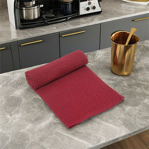 100% Cotton Solid Color With Waffle Design Kitchen Towel Set From India Customized Size <b>Soft</b> Kitchen Towels - Product Image 1