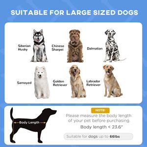Lettino Portatile per Cani Blu Scuro da 36 Pollici con Tettuccio Parasole Anti-UV, Letto Rialzato per Animali Domestici, Arredo Elegante per Cuccioli - Product Image 4