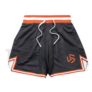 Pantalones Cortos de Baloncesto de Lona con Diseño Nuevo, Hechos a Medida, OEM, para Gimnasio, Fitness, Casual, Running, Streetwear, Malla, Hasta la Rodilla, Secado Rápido - Product Image 1