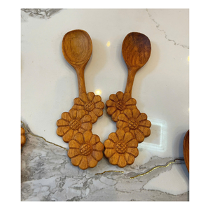 Wooden Measuring Spoon Set <b>Coffee</b> Tea Spice <b>Scoop</b> Eco-Friendly Dishwasher Safe Non-Toxic Adjustable Capacity Kitchen Accessories - Product Image 3