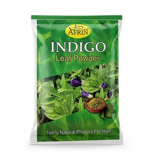 Natural Hair Dye Pure Herbal Indigofera Tinctoria Black Ammonia Free Afrin Organic Indigo <b>Leaf</b> Powder for Women All Skin Types - Product Image 1