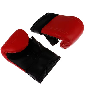 Gants de boxe respirants en cuir PU pour la combat, l'entraînement de boxe, le kickboxing, la gym, l'intérieur, l'extérieur, le grappling et le sparring - Product Image 2
