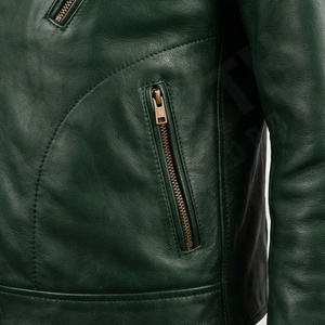 Veste en cuir pour moto NAI-0526A, manteau de motard tendance, vêtements de moto robustes, équipement de protection pour la conduite, couleur personnalisable - Product Image 5