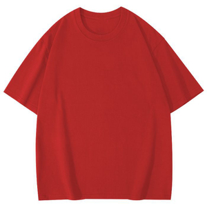 Bangladesh CN Factory Price Custom Logo Embroidery OEM 220G Pure Cotton Women Short Sleeve Custom Printed T Shirt - Product Image 2