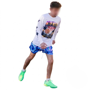 Pantalones Cortos de Malla Sublimados de la Mejor Calidad para Hombre, Cómodos para el Verano, Ropa Deportiva para Gimnasio, Pantalones Cortos de Malla Sublimados Personalizados para Hombre - Product Image 6