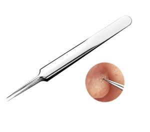 Pinzas para Puntos Negros y Pestañas, Pinzas para Eliminar Puntos Negros para Manualidades Finas, Pinzas de Belleza para Eliminar Puntos Negros y Puntos Blancos - Product Image 1