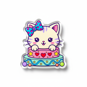 Paleta de Estilo de Dibujos Animados Popular para Extensiones de Pestañas, Soporte Acrílico Personalizado para Pestañas, Herramienta para Técnicos de Salón de Belleza - Product Image 1