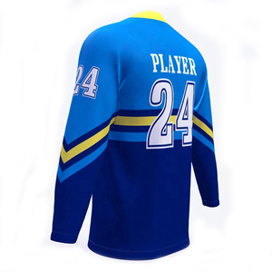 Maillot de hockey sur glace respirant personnalisé avec logo – Qualité supérieure, vente en gros, design tendance, personnalisez votre propre logo, respirant, OEM - Product Image 3