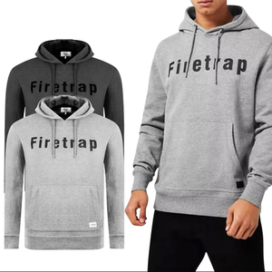 Sweat à capuche unisexe oversize très tendance pour l'hiver, coupe décontractée, personnalisable avec logo, épais et matelassé, style streetwear, prix usine - Product Image 1