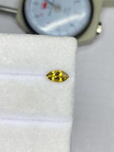 Gemas Zubeda, Turmalina Amarilla Natural, Corte Brillante, Gema Suelta para Anillo, Colgante, Pendientes, Fabricación de Joyería, Calidad al por Mayor - Product Image 6