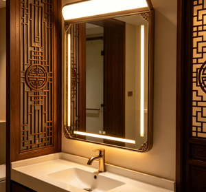 Modern LED Bathroom <b>Mirror</b> Wall Mounted <b>Vanity</b> <b>Mirror</b> Lighted <b>Makeup</b> <b>Mirror</b> for Washroom Hotel Apartment - Product Image 6