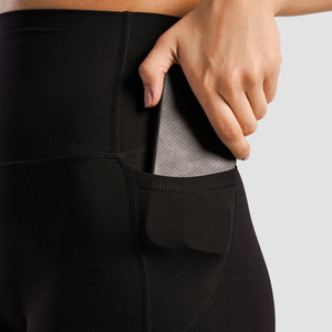 Leggings de sport taille haute pour femmes avec empiècements en maille, pantalons de yoga fitness extensibles, vêtements de sport d'entraînement, leggings d'entraînement OEM ODM en gros - Product Image 4