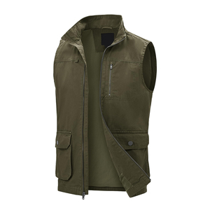 Urban Explorer <b>Men</b> <b>Vest</b> <b>Multi</b> Function Pockets Sleeveless Jacket Custom Logo City Style Outerwear For Active Streetwear Outfits - Product Image 1