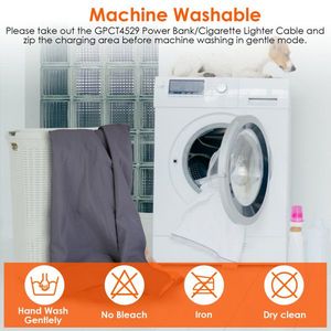 Electric Heated Blanket 3 Heating Levels Full Body Shawl for Indoor Outdoor Use 2-Hour Auto Machine Washable 2Hrs Machine - Product Image 4