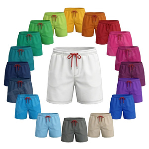 Shorts de sport légers personnalisés OEM ODM, unis, à séchage rapide, pour la gym, la course, les loisirs, avec taille élastique, pour l'entraînement - Product Image 1